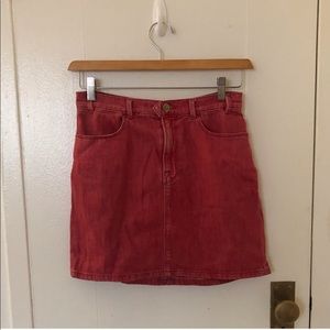 Frame Denim Red skirt